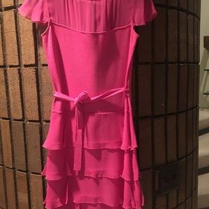 Fuchsia pink St John dress